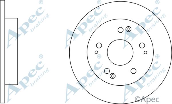 APEC BRAKING Bremžu diski DSK2791